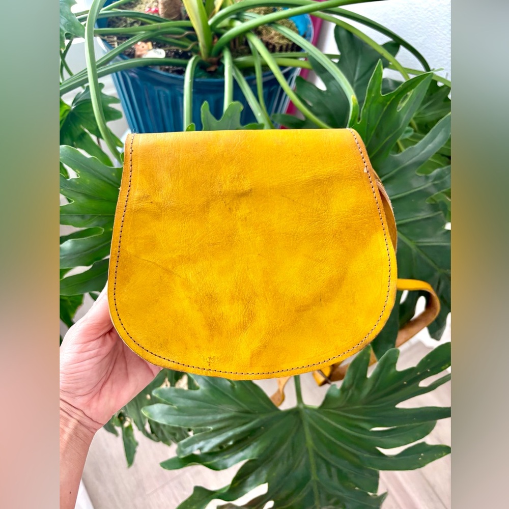 Moroccan Leather handbag - Picture 5 of 10